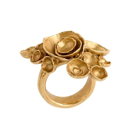 ysl arty flower ring|ysl brooches for women.